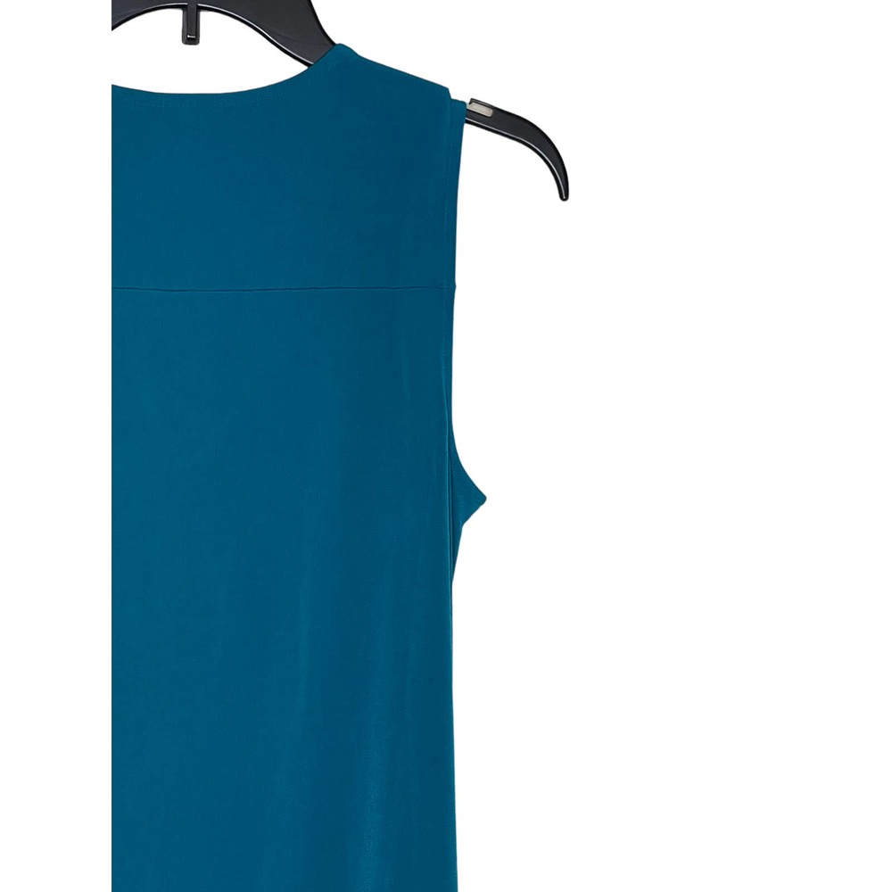 Banana Republic Women's Tank Top Teal V-neck Single-Pleat Shell Blue Sz. XS NWT - Picture 7 of 10